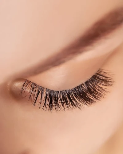 Imagen de pestañas de mujer con lifting en Patricia Osorio's Beauty