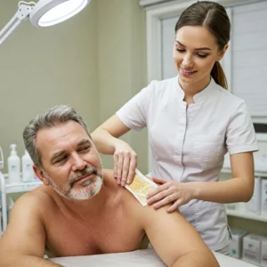 Imagen depilación con cera de hombros en Patricia Osorio's Beauty