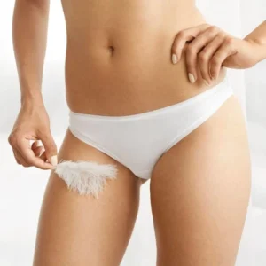 Imagen de mujer después de depilación con cera de ingles y ano en Patricia Osorio's Beauty