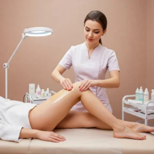 Imagen de depilación con cera de piernas en Patricia Osorio's Beauty