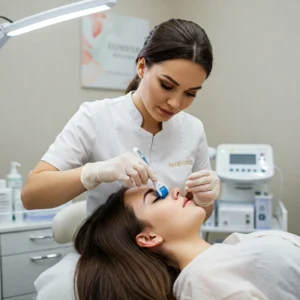 Imagen depilación con cera de rostro entero con mini limpieza Dermaroller y mascarilla en Patricia Osorio's Beauty